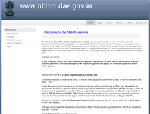 Tablet Screenshot of nbhm.dae.gov.in